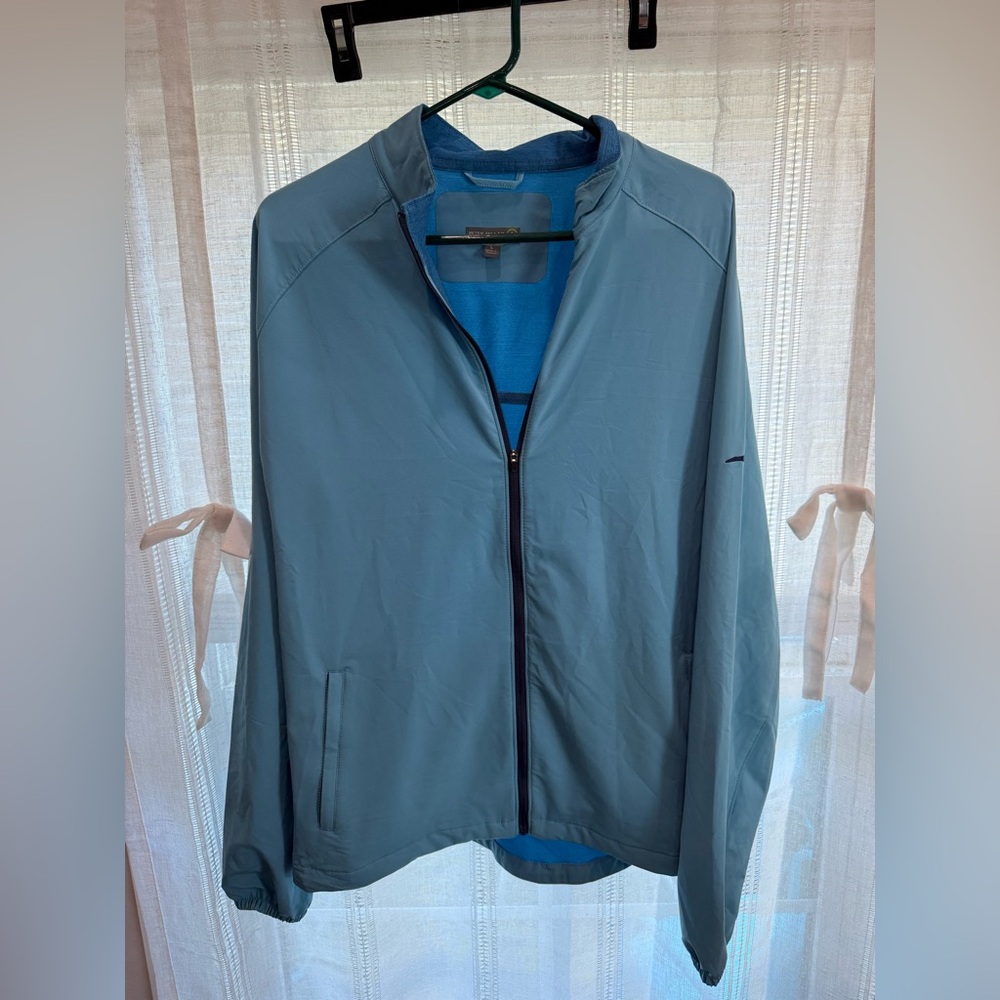 Peter Millar Light Blue Windbreaker